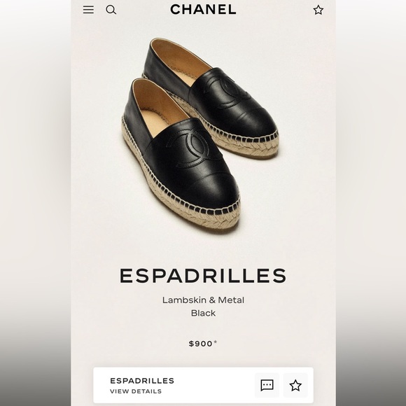 Authentic Chanel Espadrilles NEW IN BOX - Picture 5 of 5